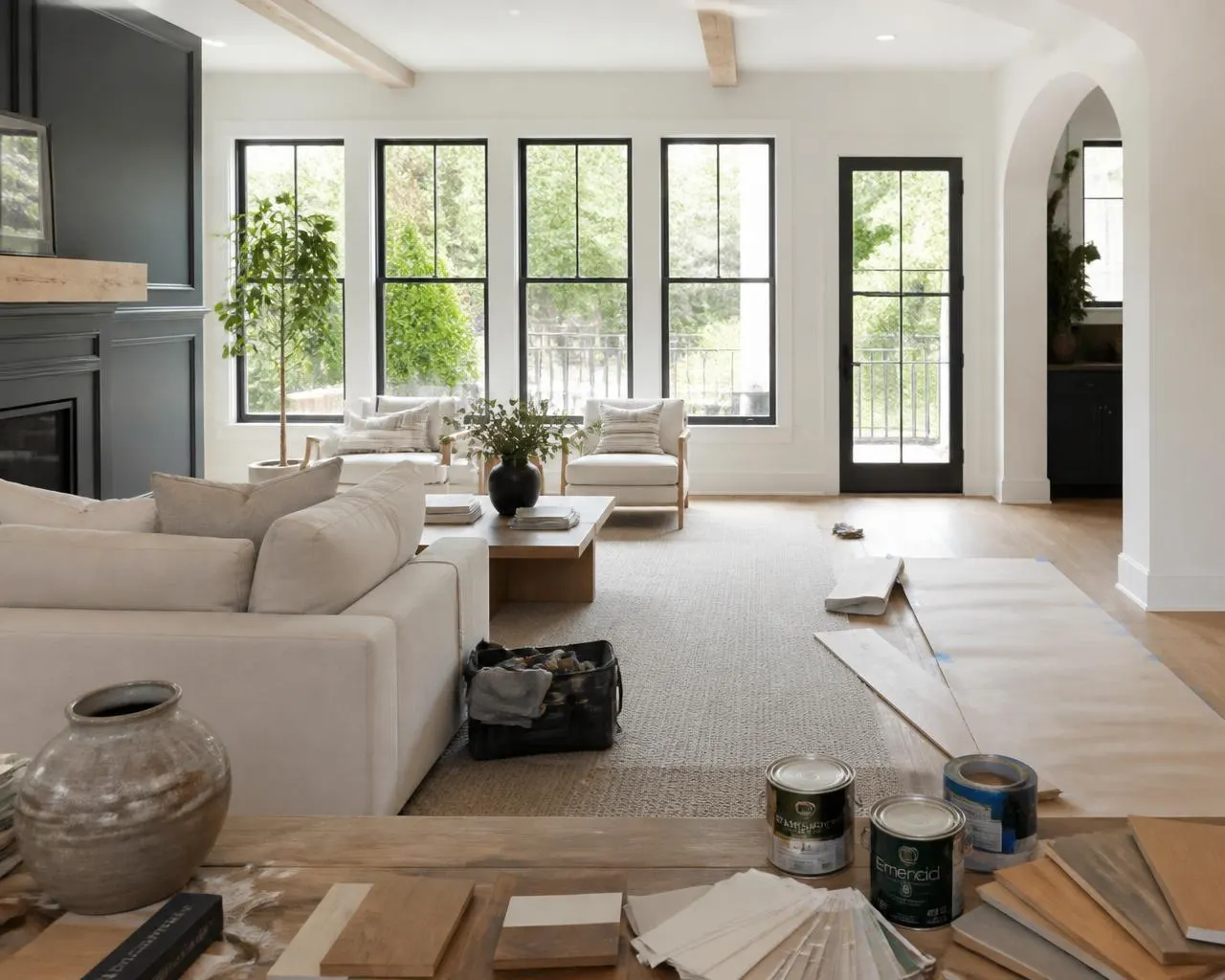 Sala luminosa de una vivienda, una meta de ahorro personal